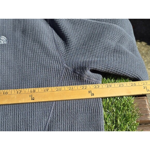 The North Face Men's 1/4 Zip Pullover Sweater Fleece Size Large Gray 721509 EUC - Picture 12 of 13